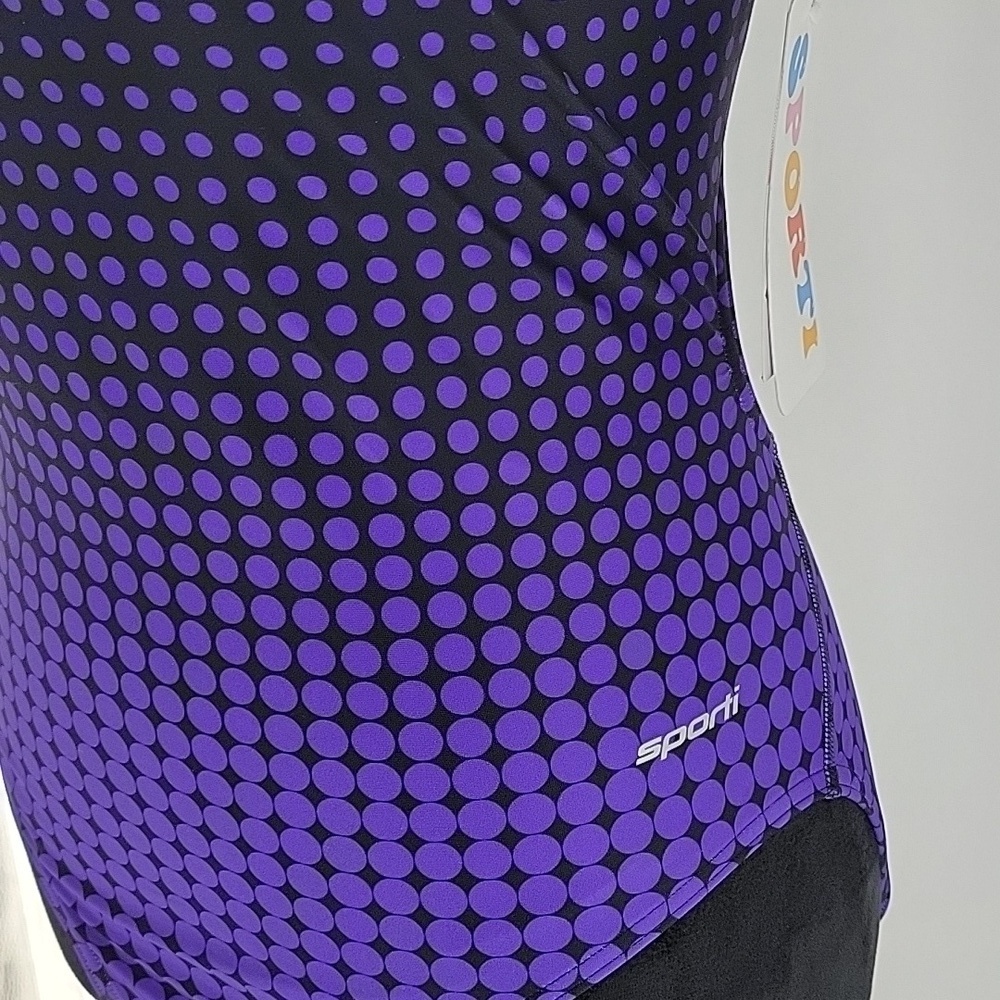 Women's Black and Purple Competition Swimwear NWT - Picture 11 of 16